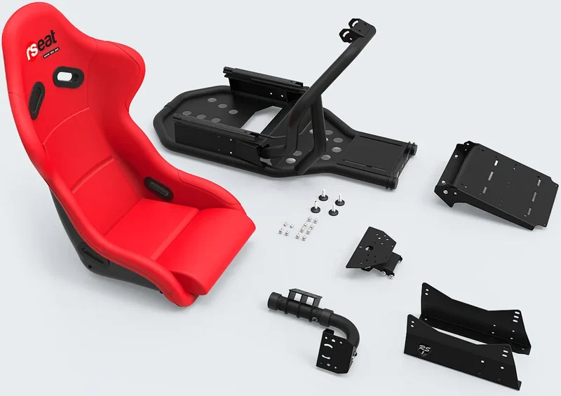 RSeat RS1 Siège Rouge Structure Noir