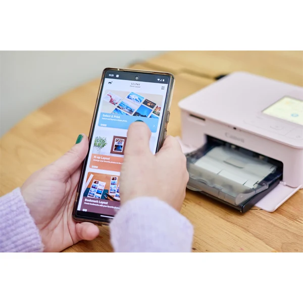 Canon SELPHY CP1500 Rose + RP-108 Papier 10X15, 108 impressions
