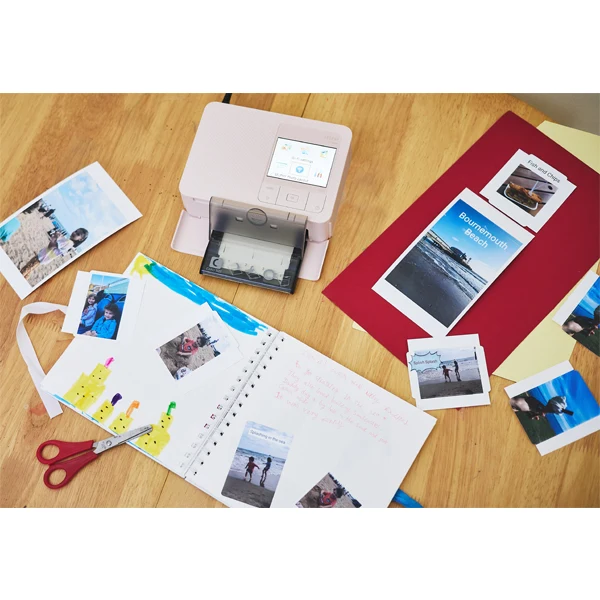 Canon SELPHY CP1500 Rose + RP-108 Papier 10X15, 108 impressions