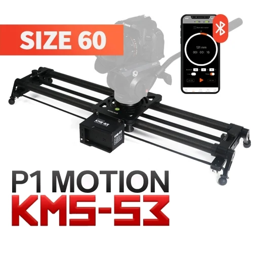 Konova P1 60cm Curseur de Caméra en Carbone (avec KMS-S3)