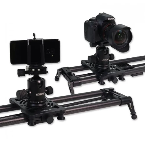 Konova P1 60cm Curseur de Caméra en Carbone (avec KMS-S3)