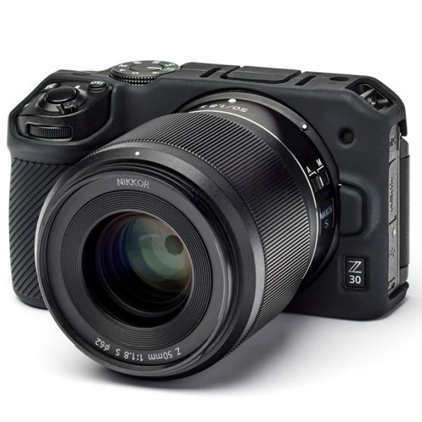 easyCover Boîtier Cover pour Nikon Z30 Noir