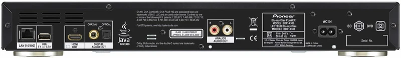 Pioneer BDP-X300 Noir