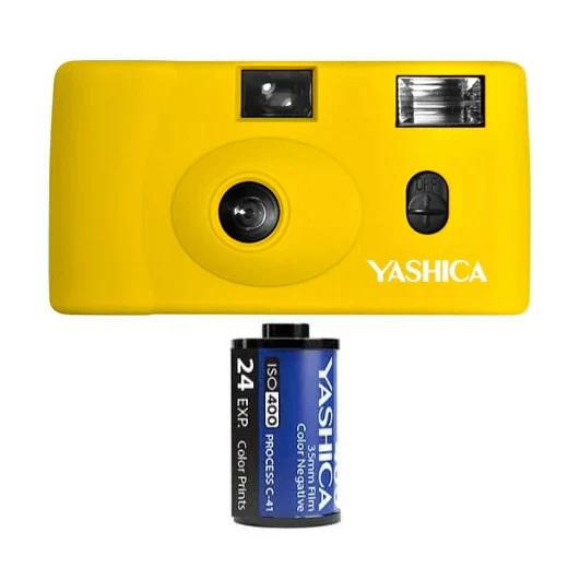 Yashica MF1 Jaune Set avec Film