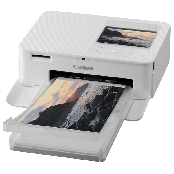Canon SELPHY CP1500 Blanc + RP-108 Papier 10X15, 108 impressions