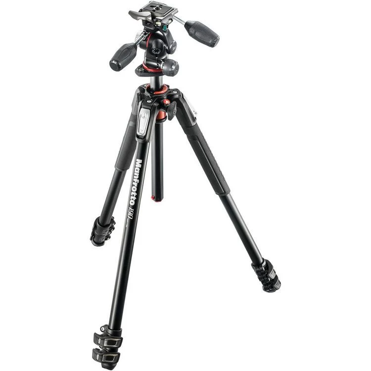 Manfrotto Kit Alu 3 Sections 3 Axes MK190XPRO3-3W