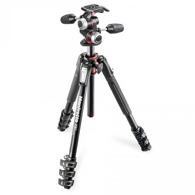 Manfrotto MK190XPRO4-3W Aluminium Trépied