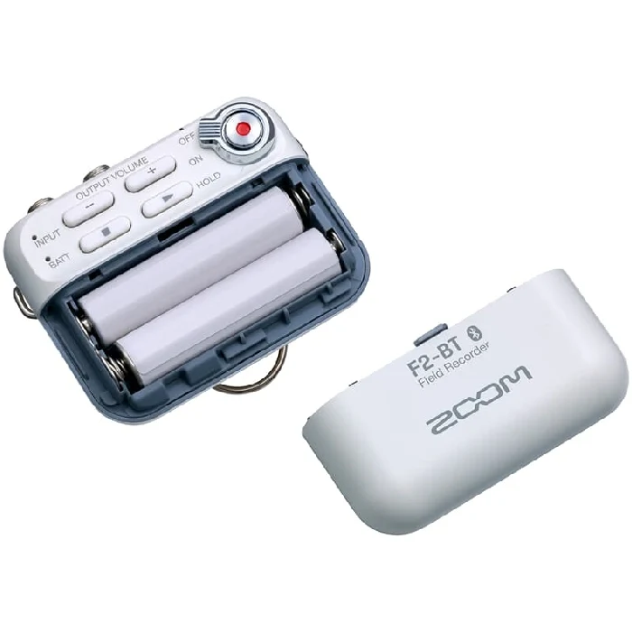 Zoom F2-BT Enregistreur de terrain avec Bluetooth et micro Lavalier blanc
