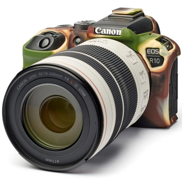easyCover Boîtier Cover pour Canon R10 Camouflage