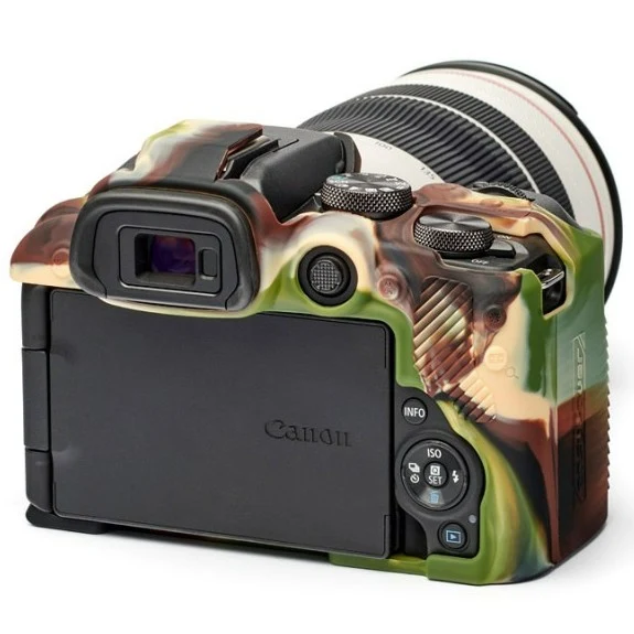 easyCover Boîtier Cover pour Canon R10 Camouflage