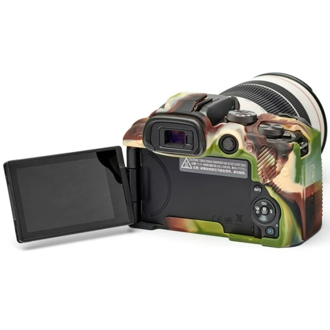 easyCover Boîtier Cover pour Canon R10 Camouflage