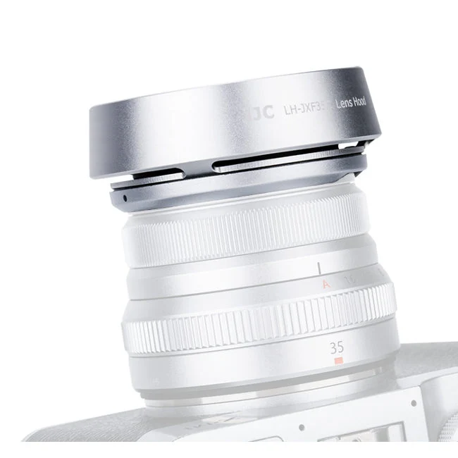 JJC LH JXF35C Pare-soleil Fuji Argent
