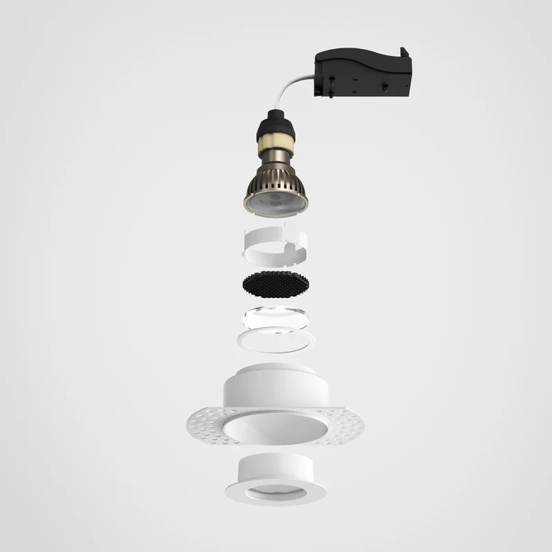 Astro Trimless Slimline Round Fixed Fire-Rated IP65 Spotlight