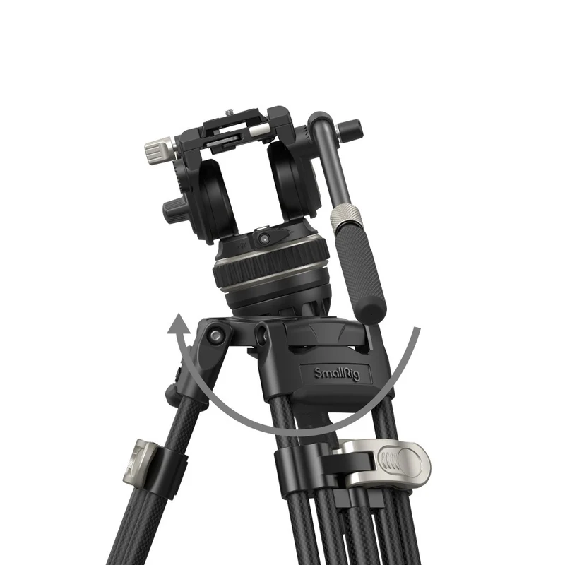 SmallRig 3989 Heavy-Duty Carbon Fiber Trépied Kit AD-100