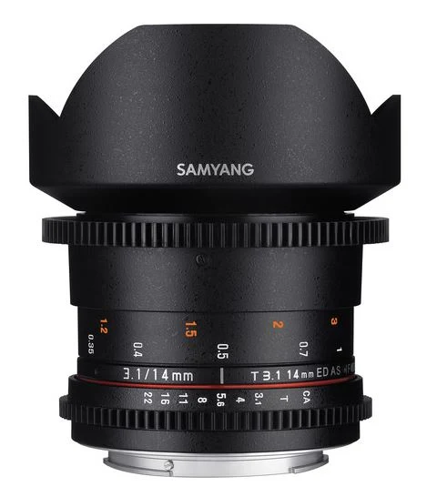 Samyang 14mm T3.1 ED AS IF UMC Canon II VDSLR