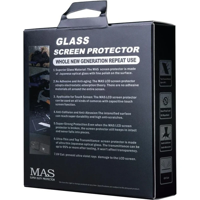 Protecteur LCD MAS Panasonic GH5 - EOS R