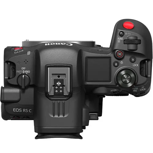 Canon EOS R5 C + Adaptateur de Microphone XLR Tascam CA-XLR2d-C pour Canon