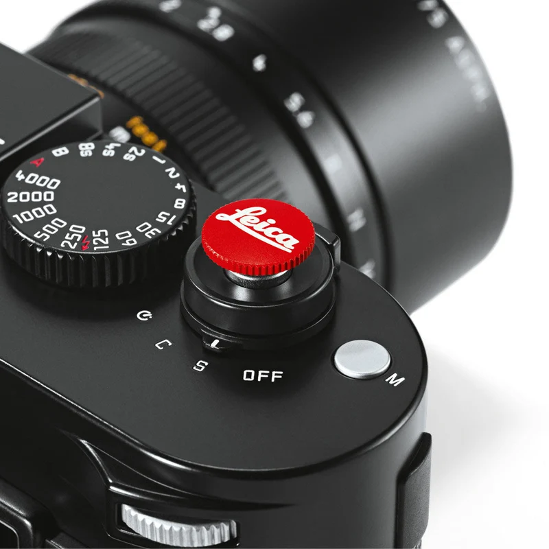 Leica 14010 Bouton Déclencheur Doux 12mm Rouge