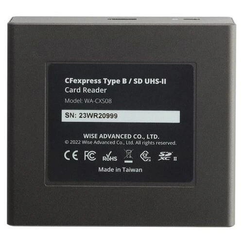 Wise CFexpress Type-B /SDXC Lecteur de carte (CXS08)