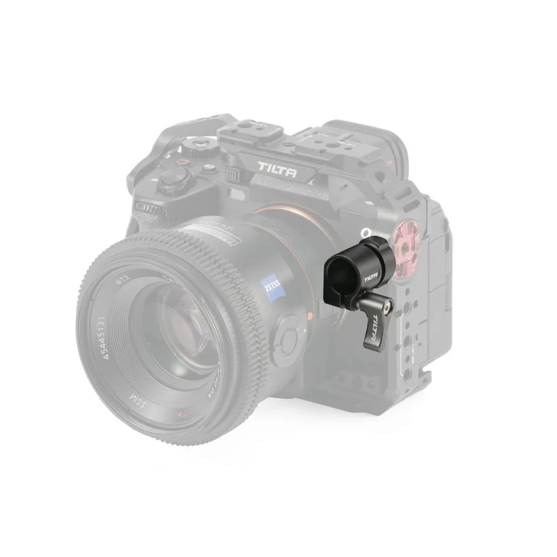 Tilta TA-15RH-1420F-B Adaptateur pour Support de Canne à Pêche de 15mm à 1/4"-20 (Montage Frontal) - Noir