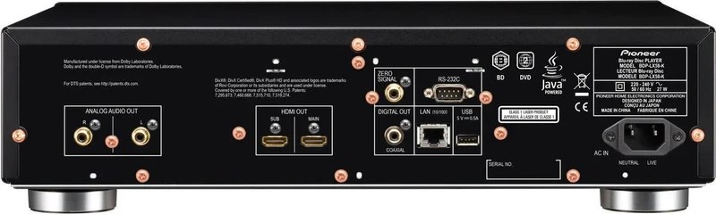 Pioneer BDP-LX58-K Noir