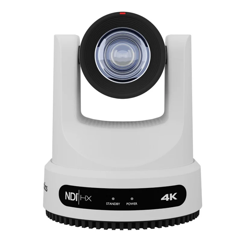 PTZOptics Move 4K, une caméra PTZ de 3ème génération, zoom optique 20X blanc