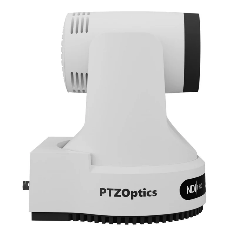 PTZOptics Move 4K, une caméra PTZ de 3ème génération, zoom optique 20X blanc