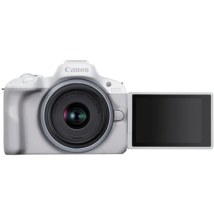 Canon EOS R50 Blanc + Canon RF-S 18-45mm f/4.5-6.3 IS STM