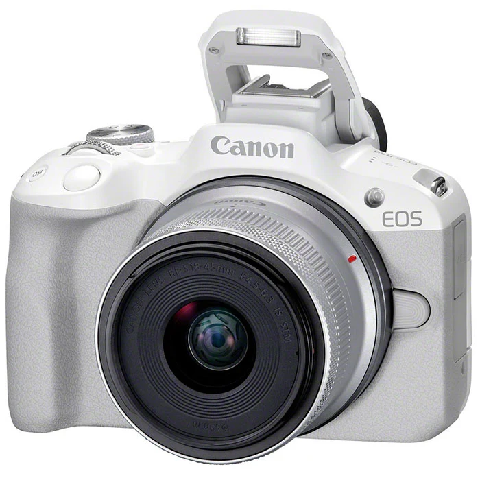 Canon EOS R50 Blanc + Canon RF-S 18-45mm f/4.5-6.3 IS STM