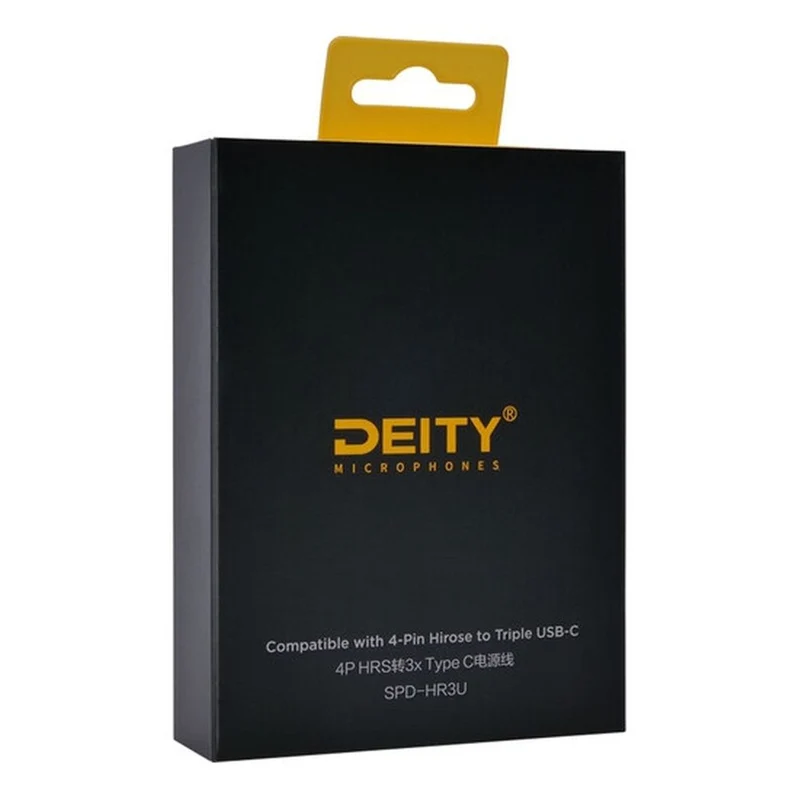 Deity SPD-HR3U (Hirose 4 broches vers Triple USB-C)