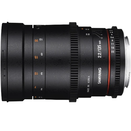 Samyang 135mm T2.2 VDSLR Objectif pour Canon
