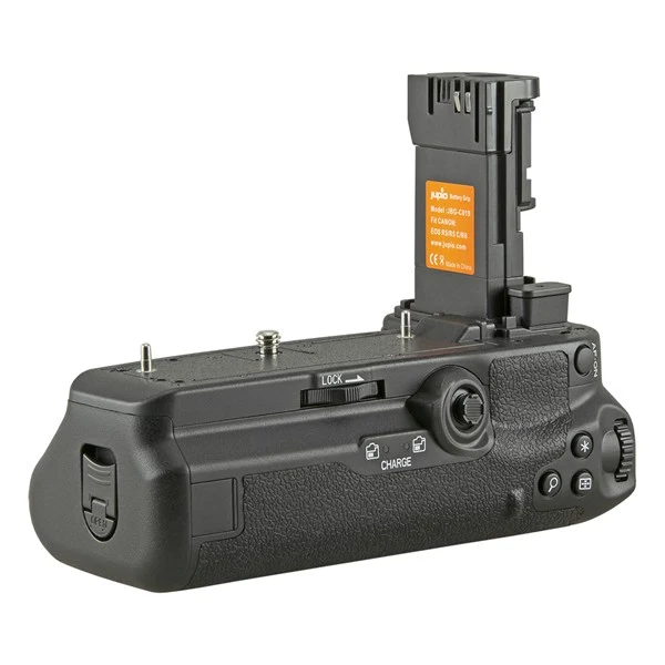 Jupio Poignée d'alimentation / poignée batterie Canon EOS R5 /R5c / R6 / R6 Mark II (BG-R10) + télécommande sans fil