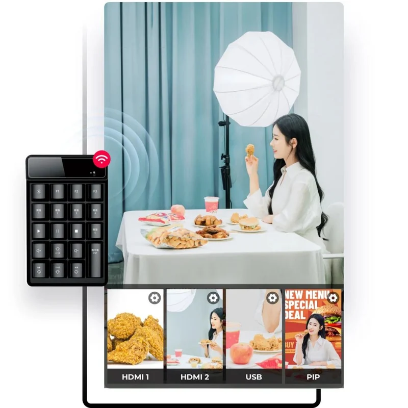 YoloLIV Moniteur YoloMax avec encodeur de diffusion en direct intégré