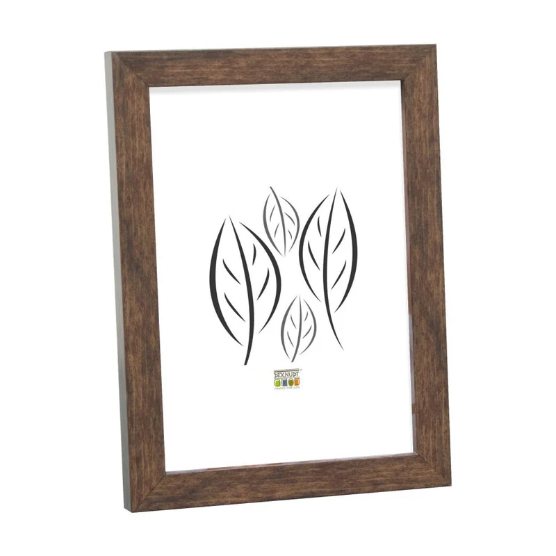 Deknudt Cadre étroit en couleur bois marron 10x15 S43AH3
