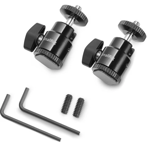 SmallRig 1/4 Support de sabot pour appareil photo "avec vis supplémentaire de 1/4" (paquet de 2) 2059
