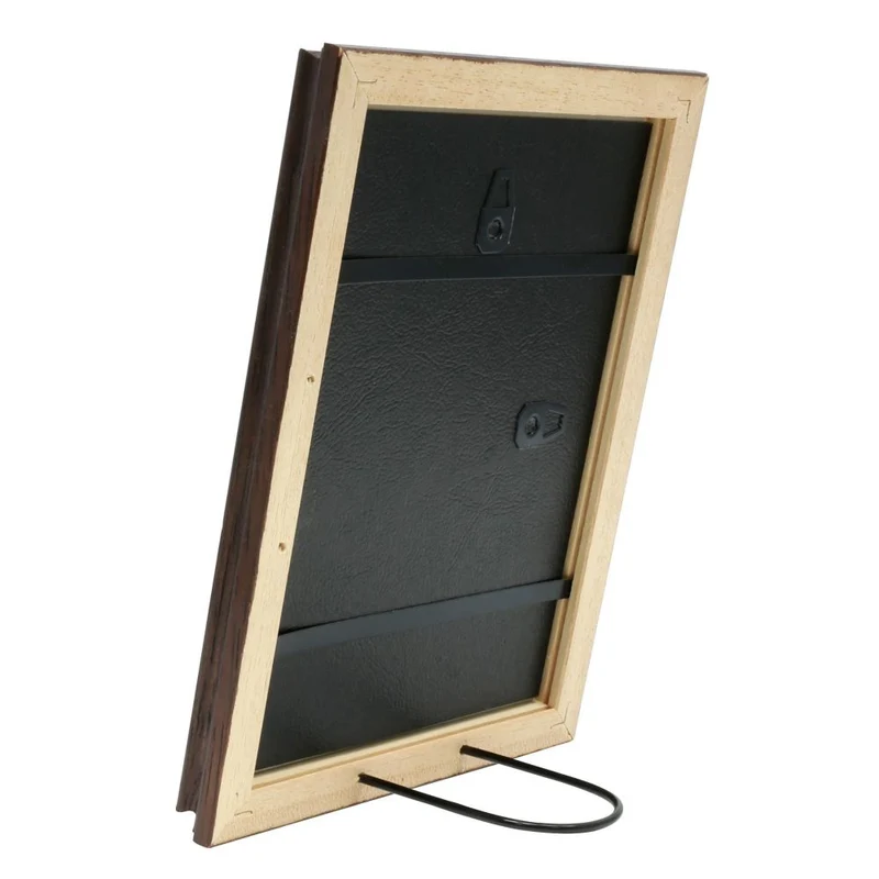 Deknudt Cadre en bois classique en noyer foncé 24x30 S406H2