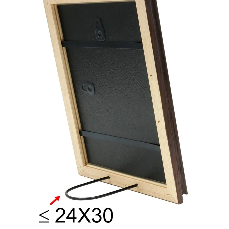 Deknudt Cadre en bois classique en noyer foncé 24x30 S406H2