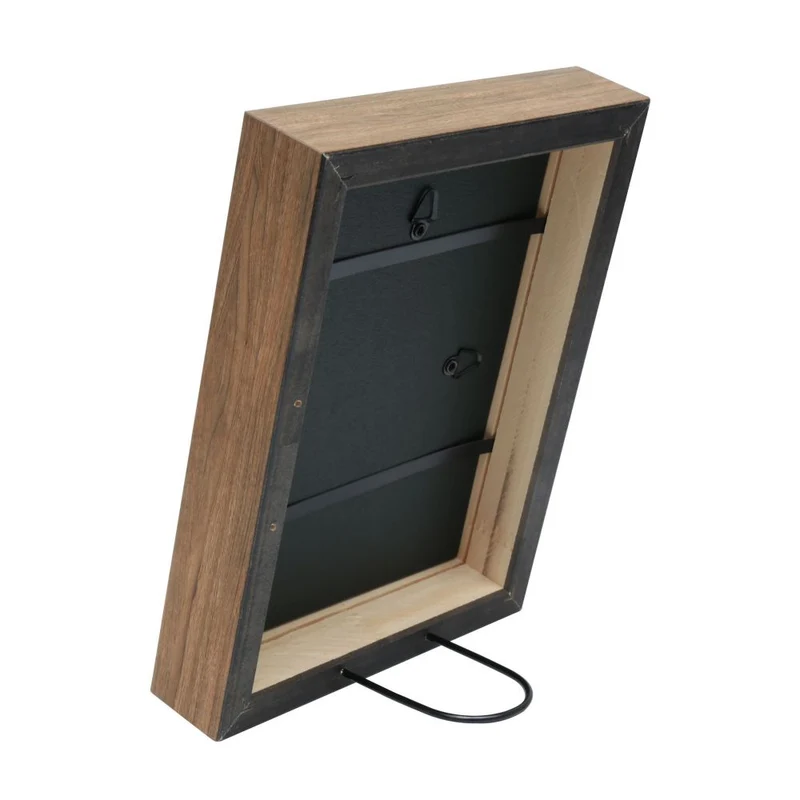 Deknudt Cadre photo en bois beige avec côté en bois 15x20 S46PH3