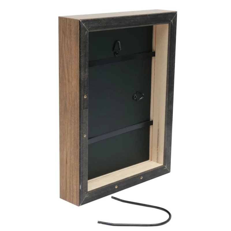 Deknudt Cadre photo en bois beige avec côté en bois 15x20 S46PH3