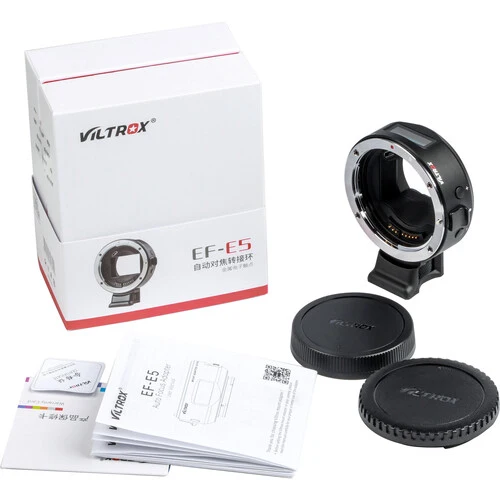 Viltrox Adaptateur d'objectif EF-E5 pour Sony E monture avec écran OLED