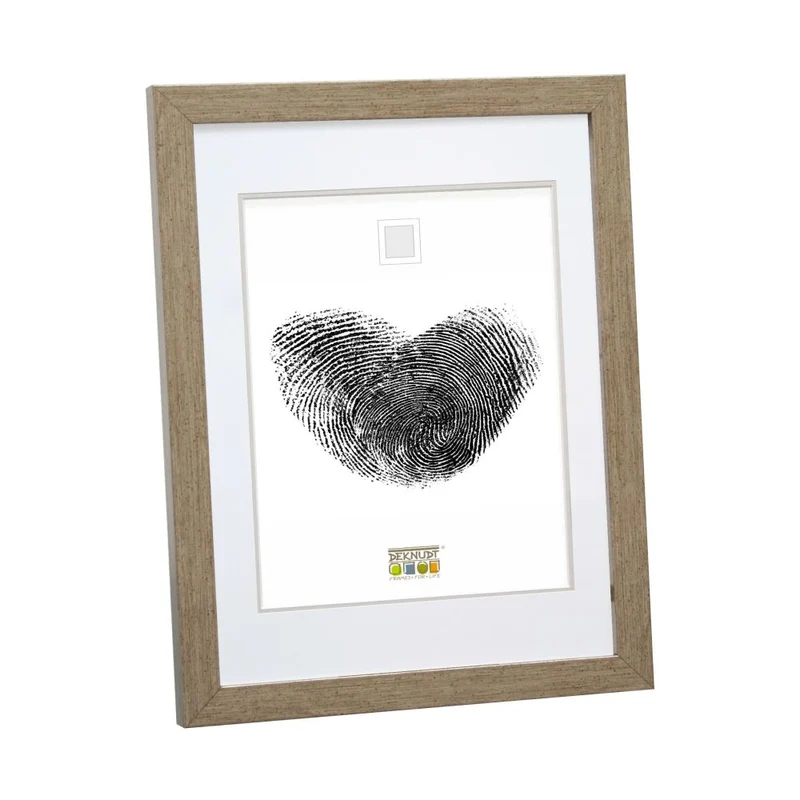 Deknudt Cadre photo avec passe-partout couleur bronze 15x20 S43AD2
