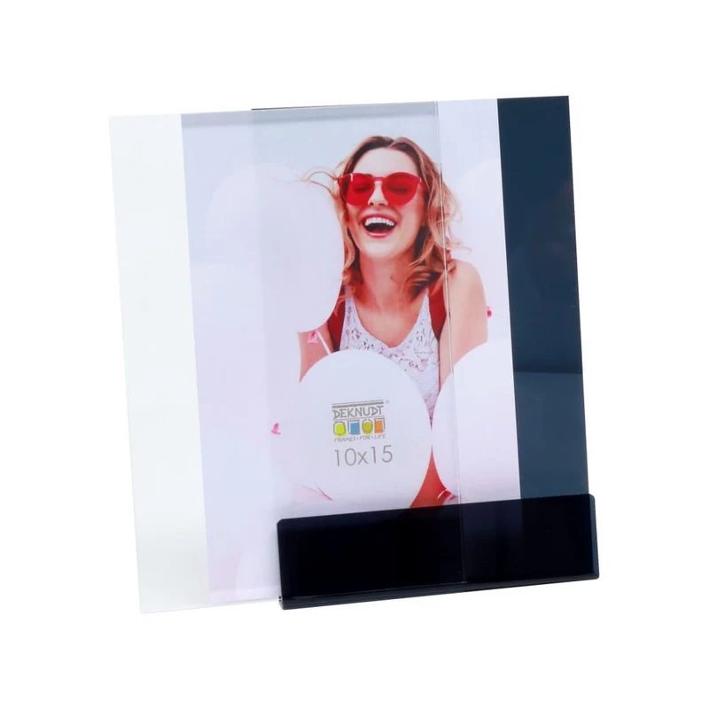 Deknudt Porte-photo en noir avec support 10x15 S58SG2