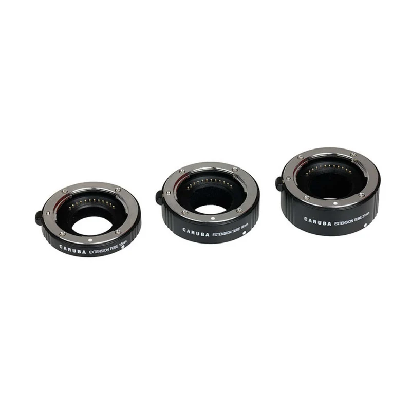 Caruba Set bagues d’extension pour Nikon 1 Appareil photo hybride avec boitier métal