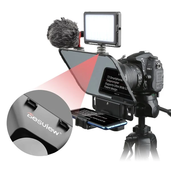 Desview T3 Téléprompteur (autocue) pour Smartphone/Tablettes