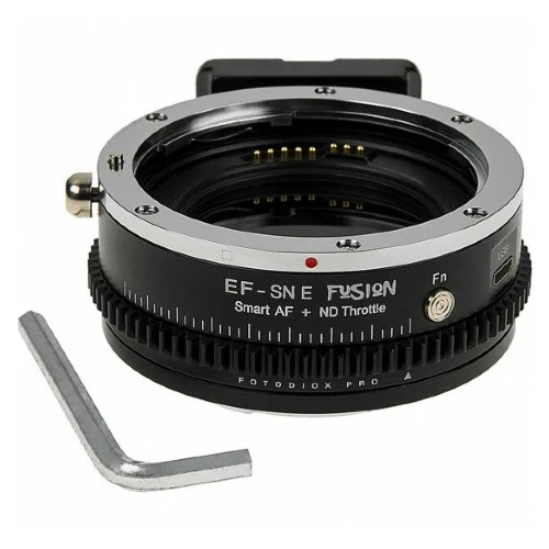 Fotodiox Fusion Cine ND Throttle Smart AF Objectif Adaptateur EF=SE Monture V2