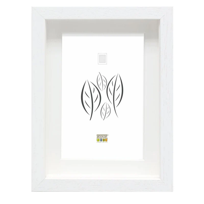 Deknudt Cadre en bois blanc pour encadrer les objets 30x30 S223K1