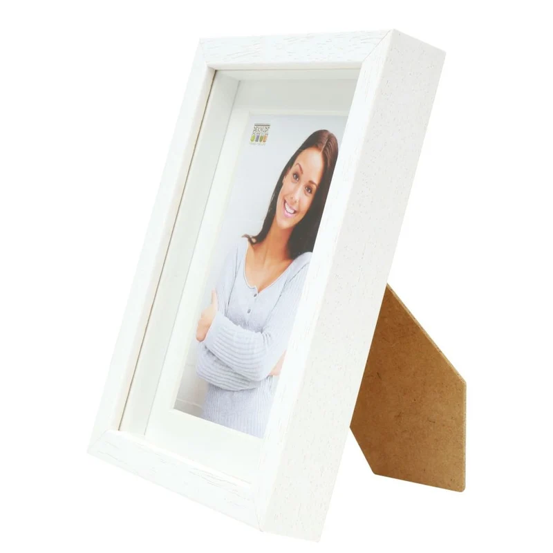 Deknudt Cadre en bois blanc pour encadrer les objets 30x30 S223K1