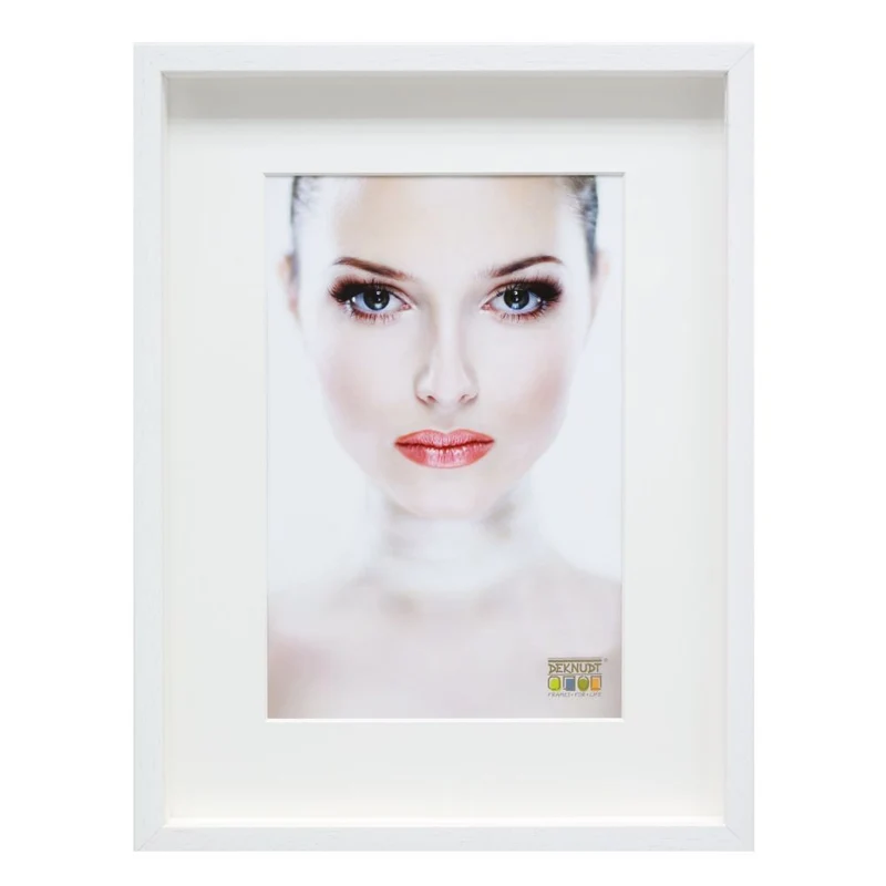 Deknudt Cadre en bois blanc pour encadrer les objets 30x30 S223K1