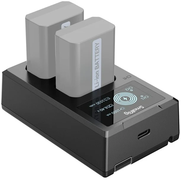SmallRig 4081 NP-FW50 Chargeur de batterie pour appareil photo