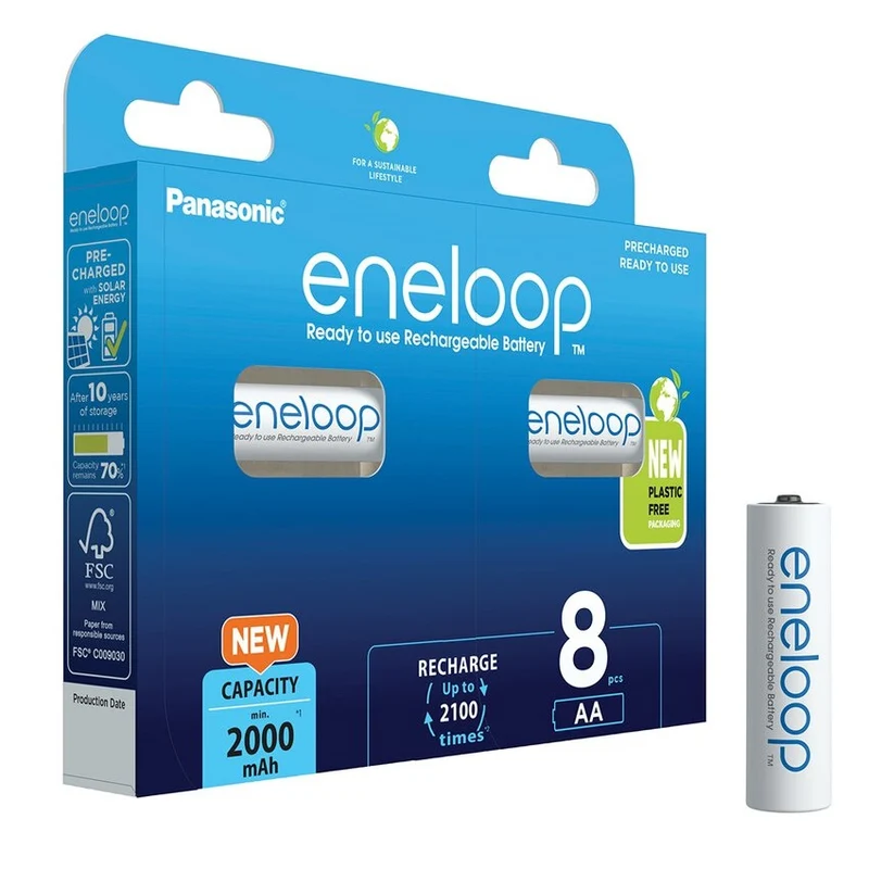 Panasonic Eneloop 8x (AA) 2000mAh